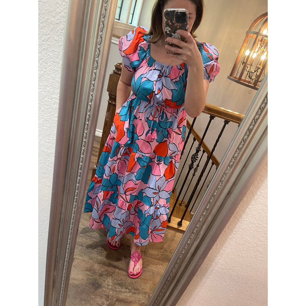 Floral delight maxi dress