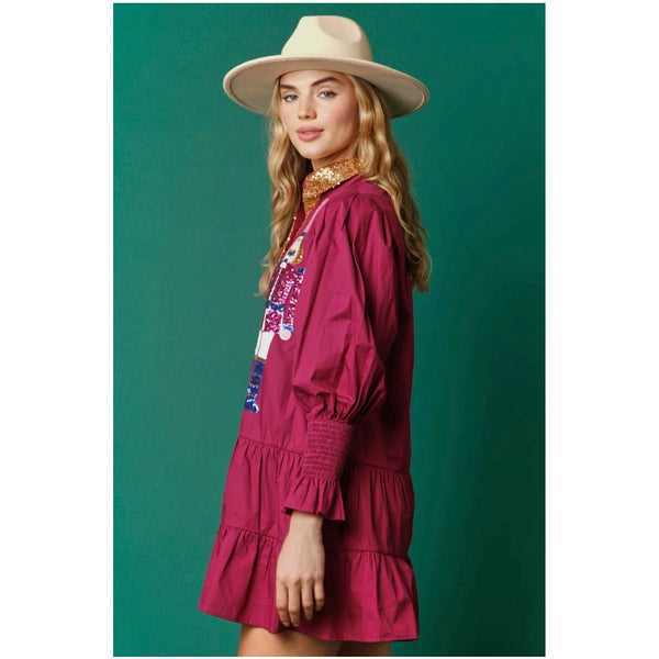 Plum Nutcracker dress